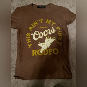 Junk Food Brown Coors T shirt